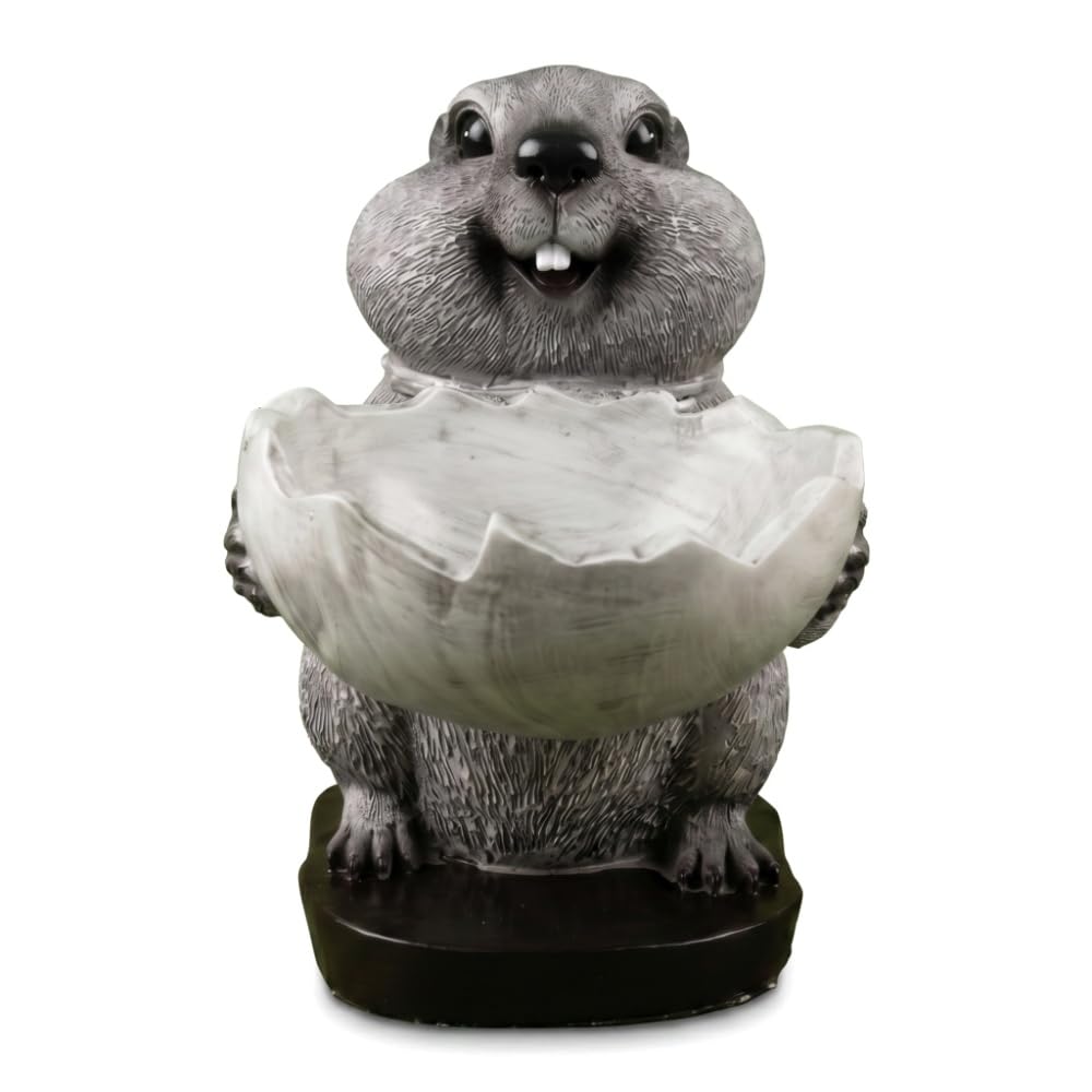 Resin Groundhog Storage Organizer for Keys Candy Jewelry, Home Desk Decor