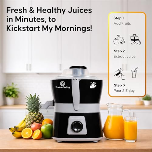 Image of Vienna Juicer for home | BIS Approved 500 watts Juicer| Fresh fruit & Vegetable juice in seconds | 3 Speed control | Easy cleaning | 2 Years warranty |