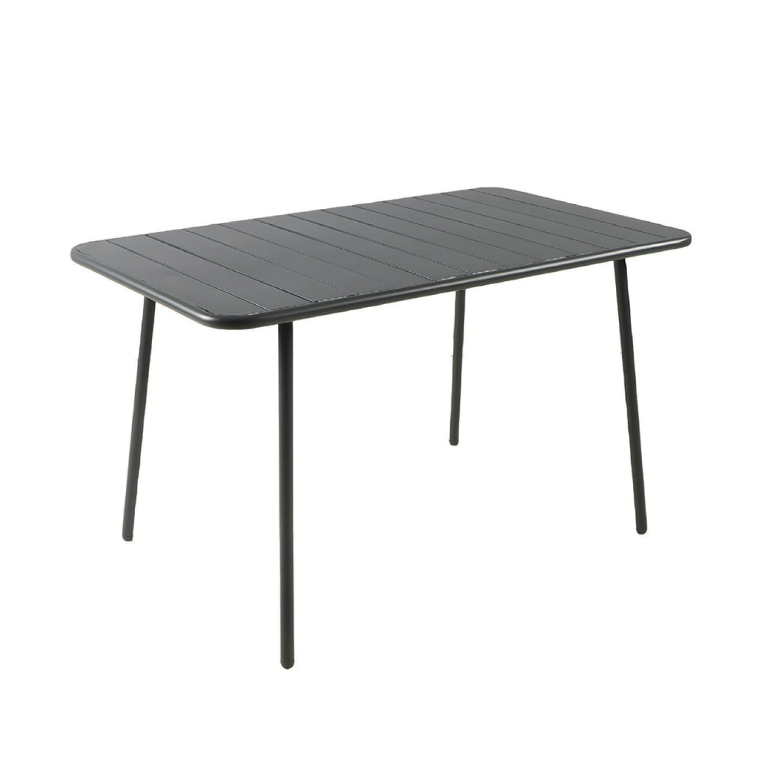 CONCEPT USINE Table de Jardin BERGAME 6 Places Gris 120 cm