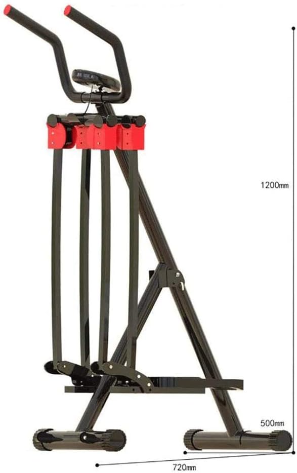 Stepper,Exercise Step Machine Large with Armrests, Small Indoor Exercise Swing Machine for Home Use, Aerobic Exercise Weight Loss Fitness Equipment for The Elderly