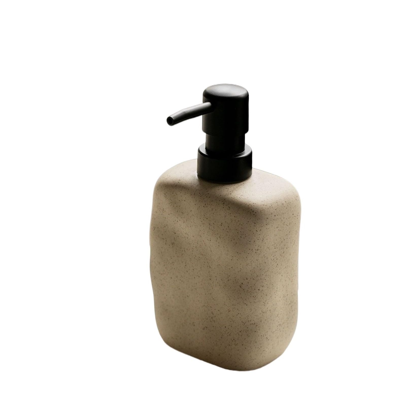 Ceramic Soap Dispenser 450ML Ceramic Wabi-sabi Lotion Bottle Squeeze Soap Dispenser Shampoo Conditioner(1pc)