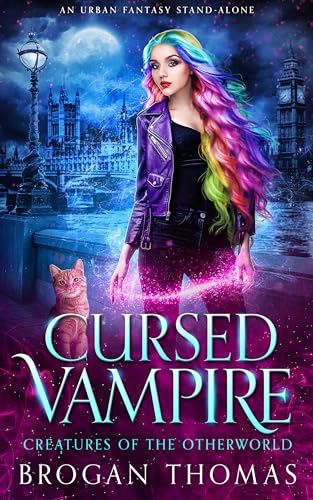 Cover of Cursed Vampire: Urban Fantasy Unicorn Shifter Stand-Alone (Creatures of the Otherworld)