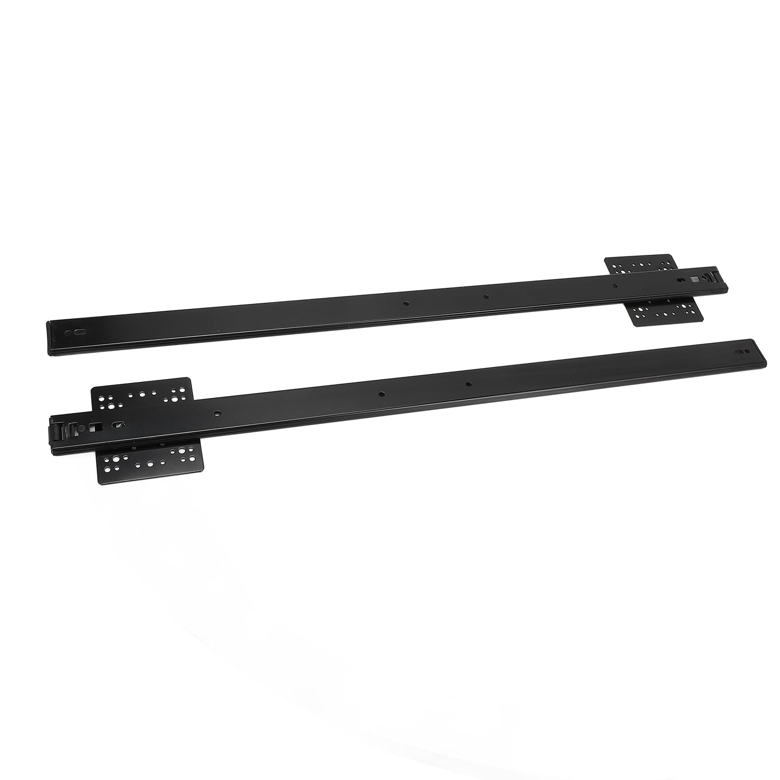 Aramox Guide per Cassetti con Cuscinetti a Sfera Guide per Cassetti con Montaggio Laterale in Acciaio Laminato a Freddo 26 Pollici 35 Mm di Larghezza Carico di 44 Libbre 2 Sezioni Semiaperte per
