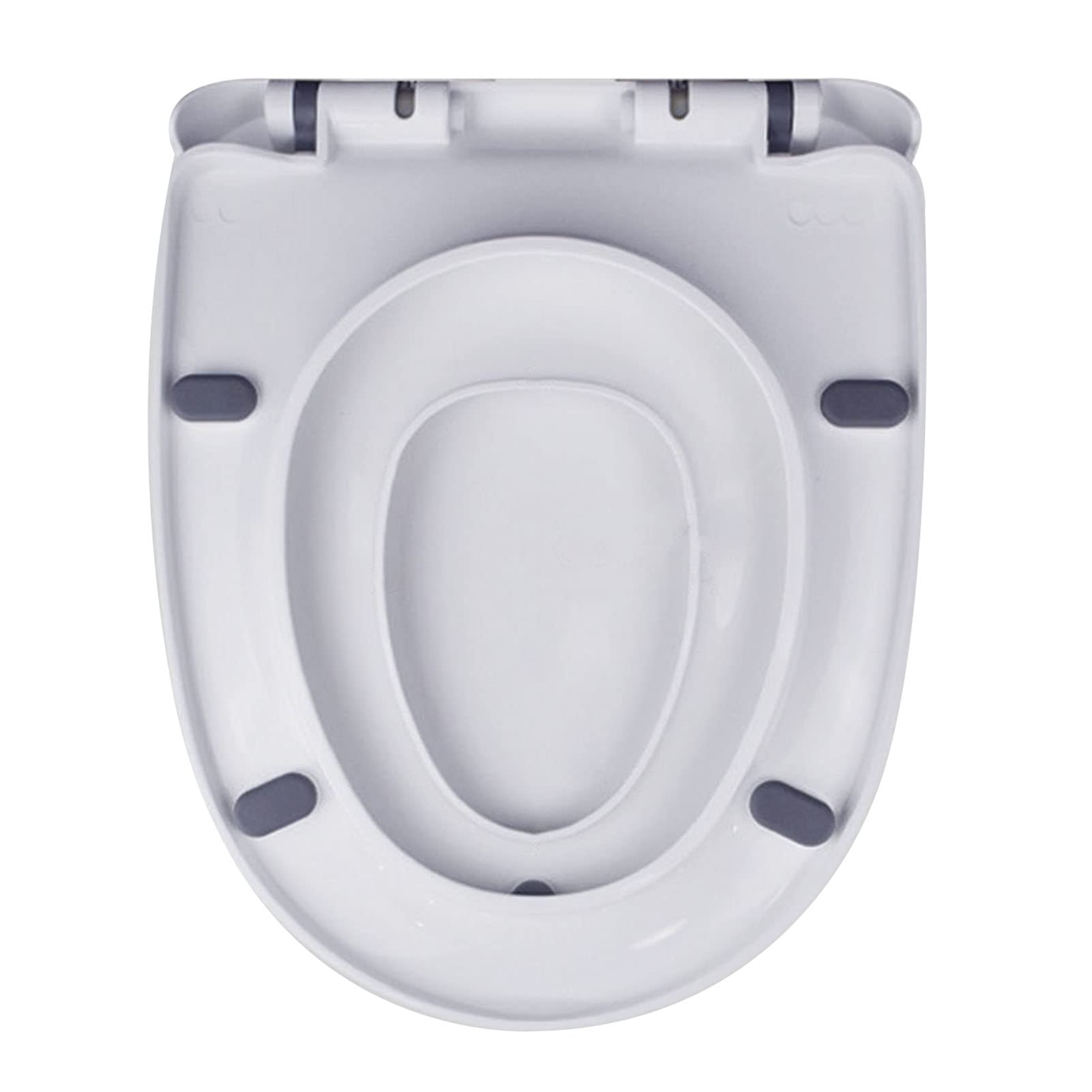 Siège de toilette universel abattant WC double amovible silencieux