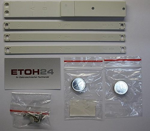 Indexa Funk-Einbausensor 8002 M - Weißer Bewegungsmelder für Sicherheitssysteme und Smart Home Hubs