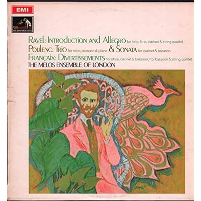 EMI - ASD 2506: Ravel / Poulenc / Francaix: The Melos Ensemble : Vinyl LP