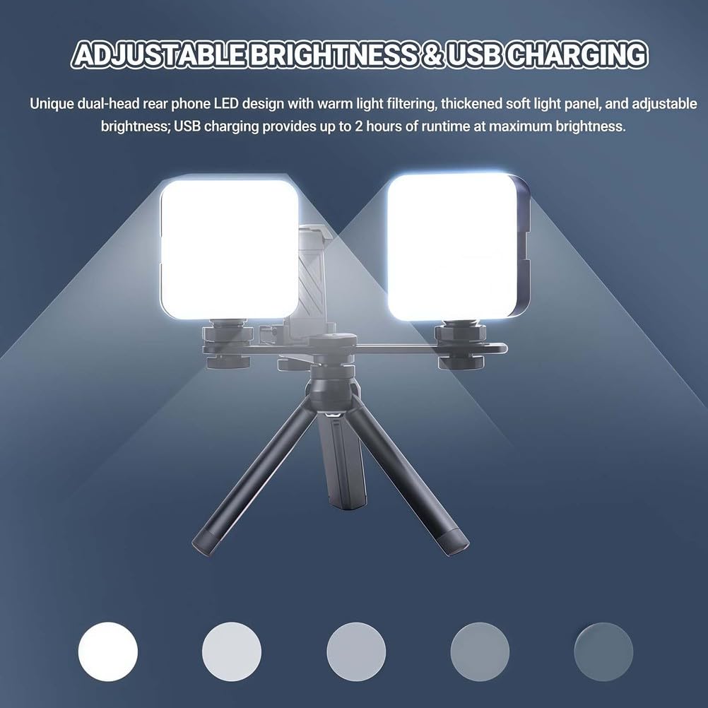 Dental Photography Aid - Supplemento luminoso di riempimento per fotocamere cellulari, ideale per cosmetologia e fotografia macro di prodotti
