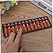 NAMOARLY Traditional Abacus for Kids Portable Counting Abacuses Educational Math Learning Tool Lightweight 8.74In Soroban Board for Toddlers