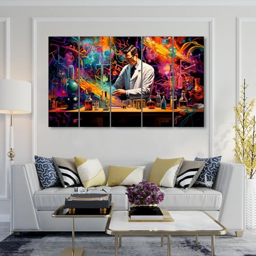 Image of The Castle Decor Doctor's Lab Painting With Frame 5 Big Size (36x60) wall Art for Living Room,bedroom,drawing Room,hotels-digital Painting