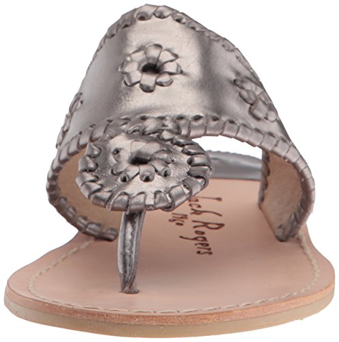 Jack Rogers Women's West Hamptons Dress Sandal, Pewter, 7 M Us #TOP1