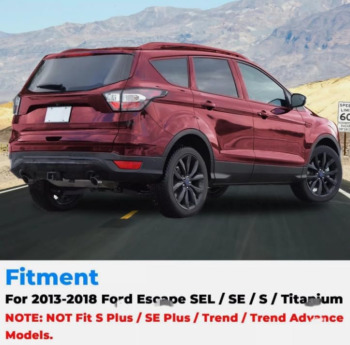 for 2013-2019 Class 3 Trailer Hitch Receiver Rear Bumper Towing 2"，Replacement for Ford Escape OEM