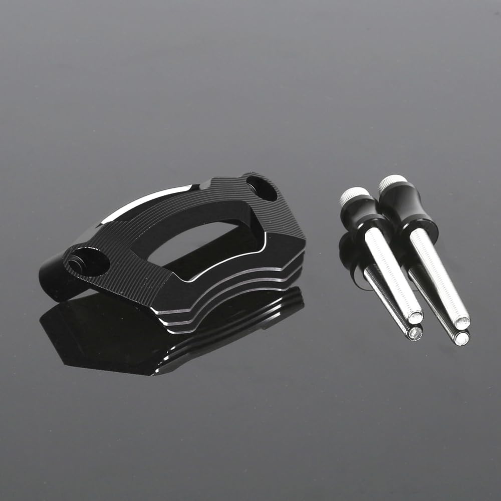 Monkey 125 Engine Stator Crash Guard Compatible with Monkey125 Dax125 Grom125,Cross Cub 110,Ducks125,CT125 Trail 125,Super Cub C125,Super Cab 110 2022-2024 CNC 3D Motorcycle Engine Protector (Black)