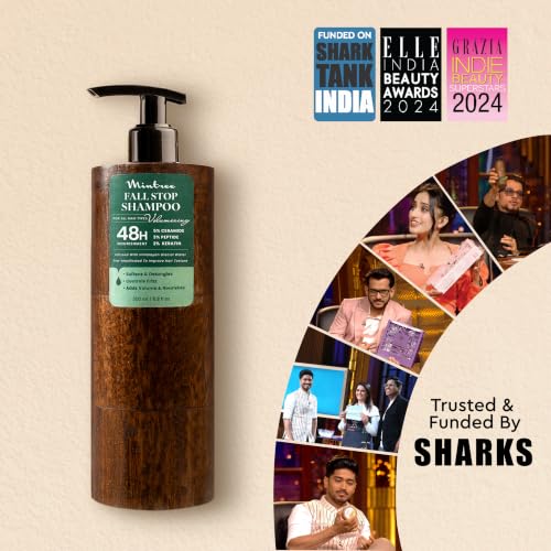 Image of Mintree Organic Anti-Hair Fall Shampoo with Ceramides&Rosemary Oil for Dry&Frizzy Hair |Boosts Hair Growth|Prevents Premature Greying& Dandruff|Sulphate Free&Vegan|Shampoo for Men&Women,200 grams