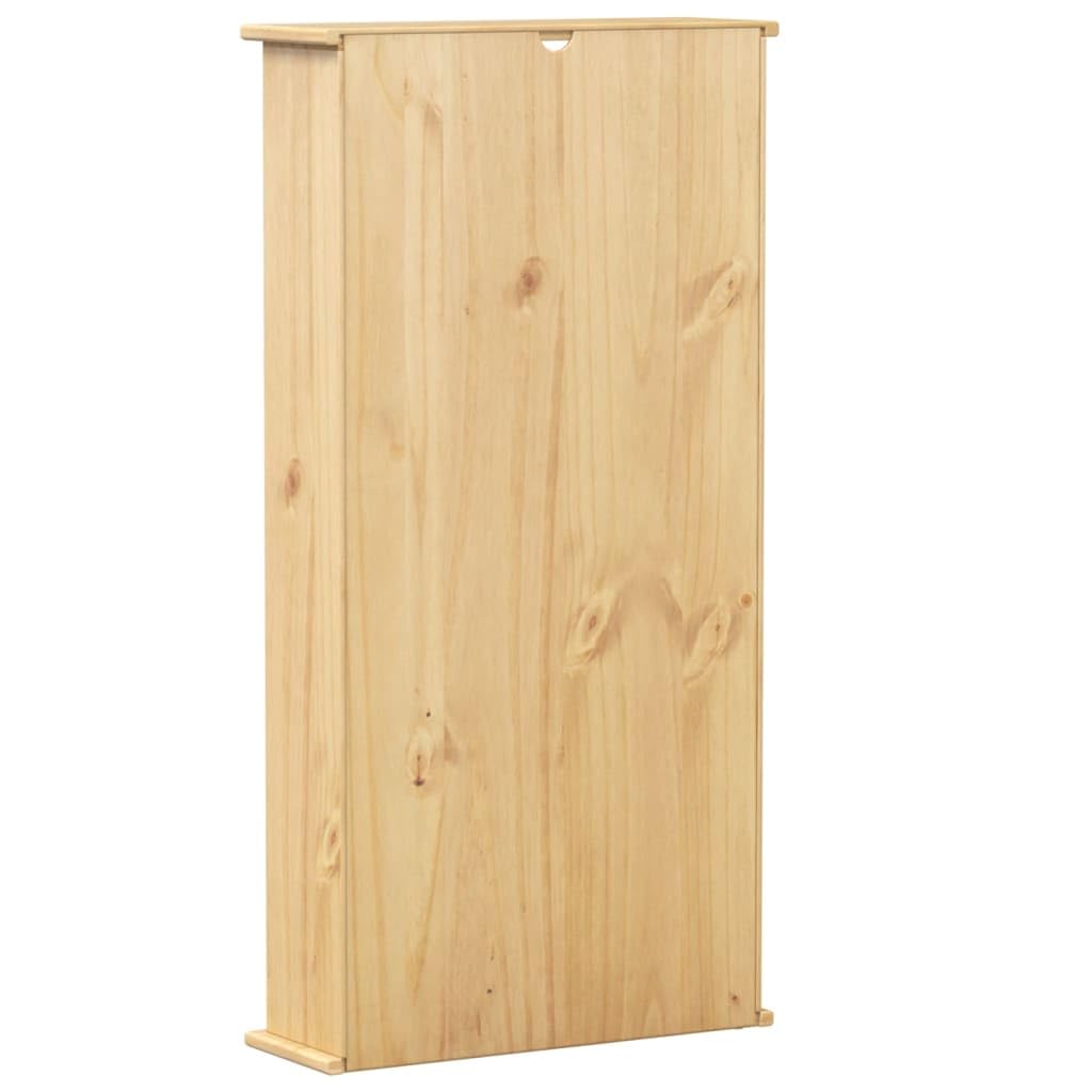 Fengshui Scaffale per CD in legno massello di pino, 52 x 17,5 x 103 cm, con cassetto e scomparti aperti, versatile, utilizzabile come scaffale o armadietto portaoggetti, con maniglia in metallo e