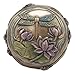 Ebros Dragonfly Flitting Over Lily Pad In The Pond Round Jewelry Box Secret Trinket Keepsake Figurine