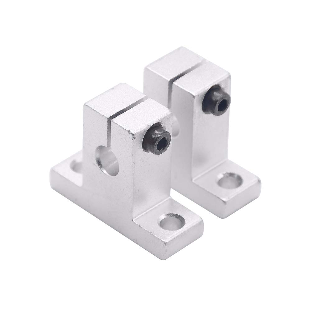 Soporte de eje riel rodamiento lineal profesional SK25 25 mm for mesa XYZ, enrutador CNC SH25A, 10 unidades