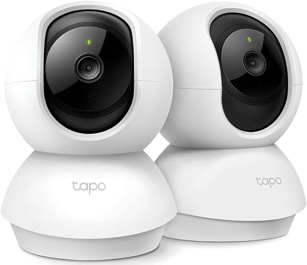 Tapo 2K Pan/Tilt Indoor Security WiFi Camera, 2 Pack, Baby & Pet Camera w/ 360° Motion Tracking, 2-Way Audio, Night Vision, Cloud & Local Storage (Up to 256 GB), Works w/Alexa & Google (Tapo C210P2) by Tapo - Image 2