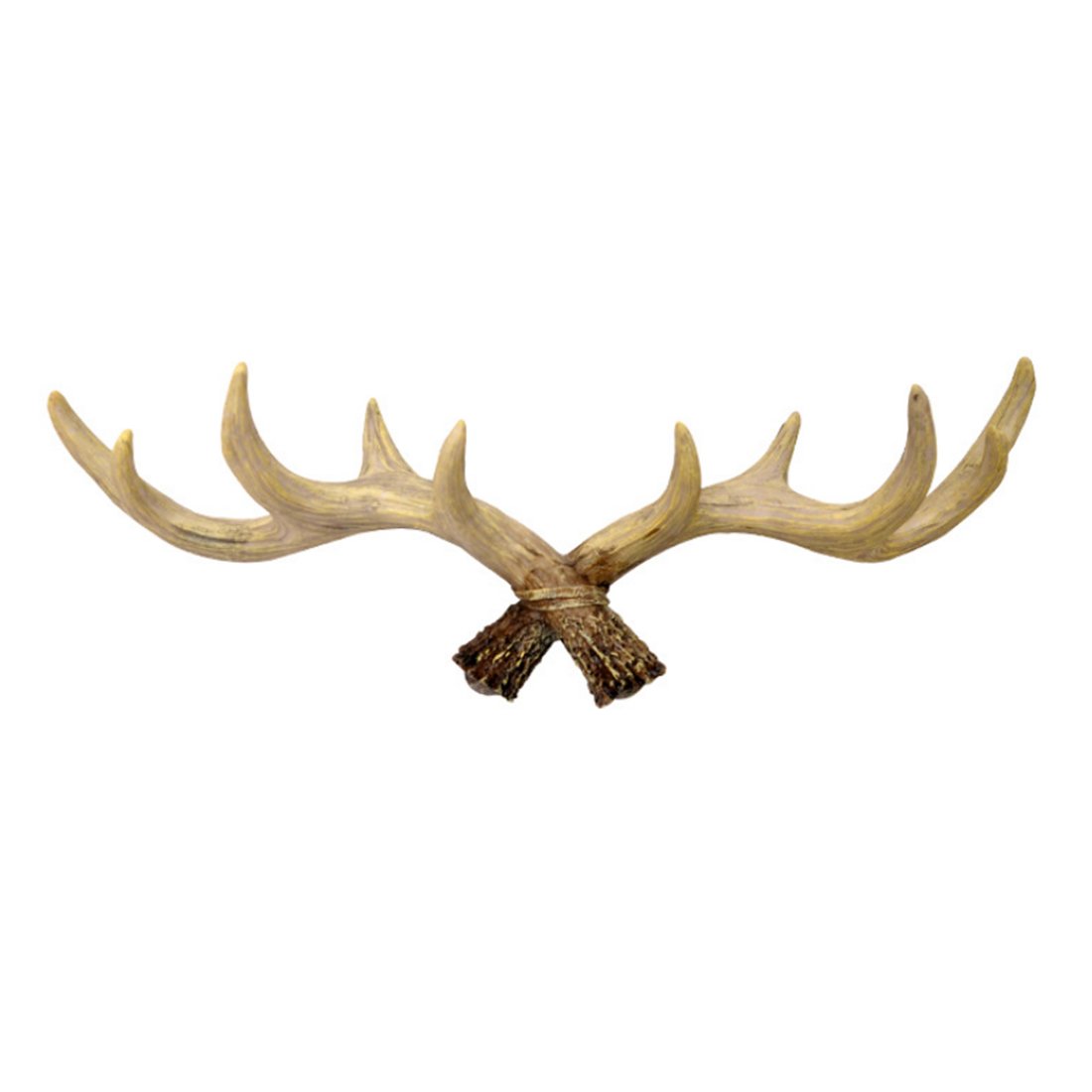 IXMLDAXD Coat rack， Wall Coat Rack Vintage, Design, Antlers Hook(A)
