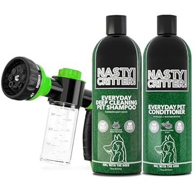 Girl With The Dogs Nasty Critter! Shampoo, Conditioner and Sprayer Nozzle