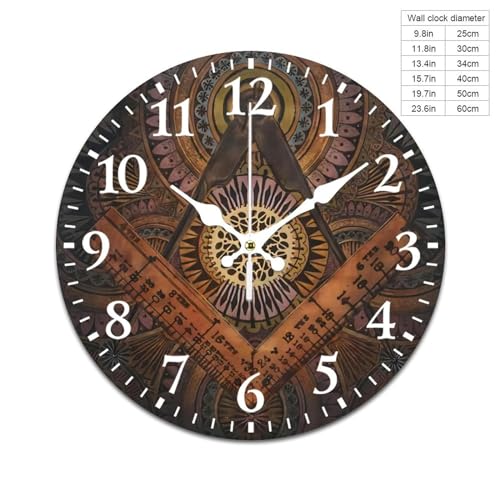 Reloj de Pared Analógico Redondo Vintage 40 cm miniatura 2