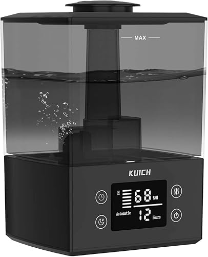 Humidificadores de aire para dormitorio y bebé, hogar y plantas KUICH Humidificadores de niebla fría de 2.4 L para guardería, humidificador de aire