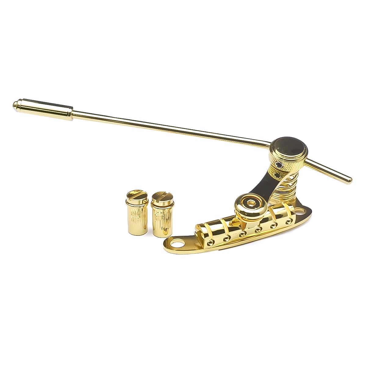 Puente de trémolo para Guitarra, Cordal, Puente de vibrato, Piezas de Puente, Barra de Tope de Puente para Guitarra eléctrica LP SG TM85 (Mantenimiento Dorado)