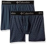 Columbia Men's Athletic Perf. Stretch 2 PK Boxer Brief W Mesh Insert