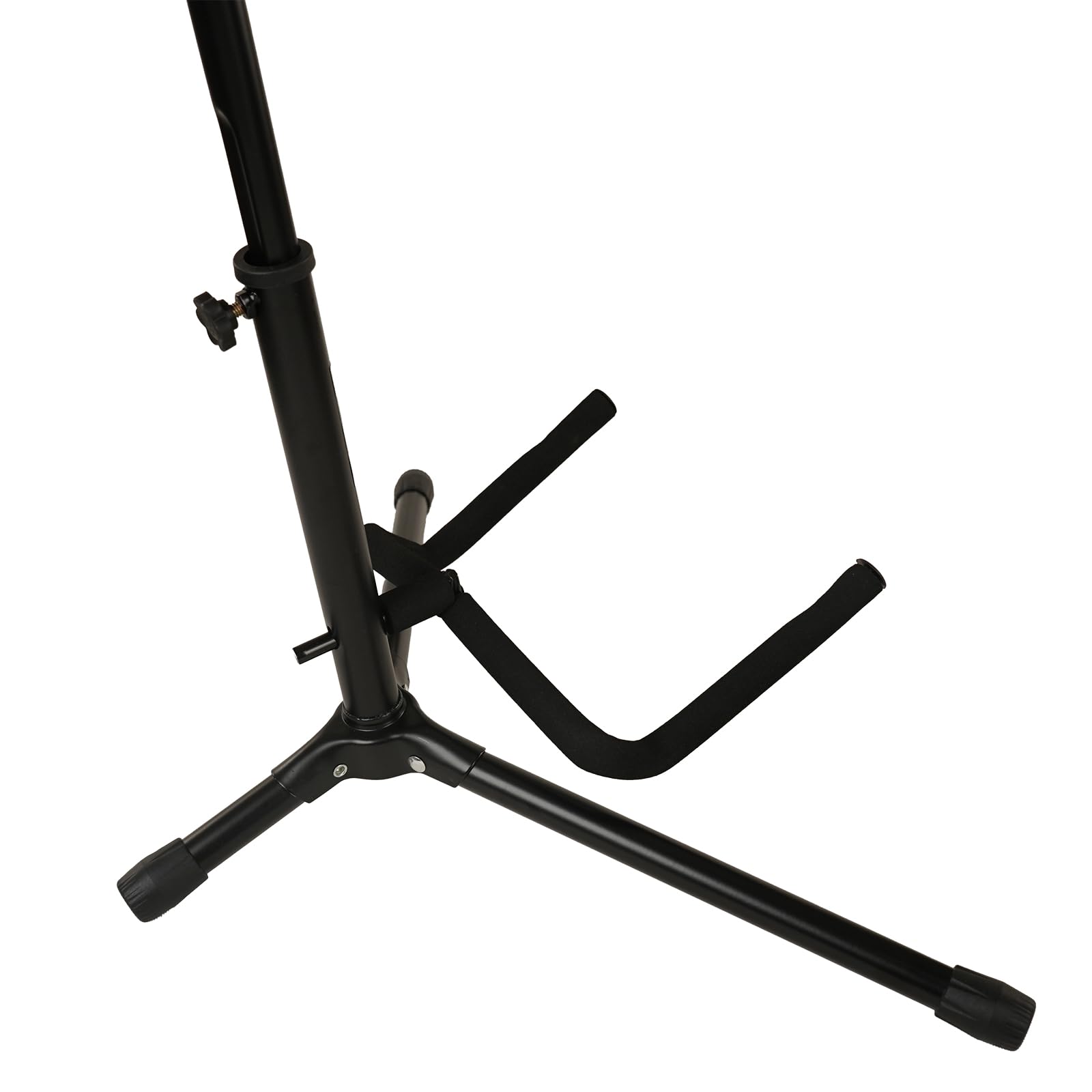 Kadence NK15C Home Series Foldable Guitar Stand | Tripod Base with Neck Support | Foam-Padded Protection | Lightweight & Portable Design | Suitable for Acoustic, Electric & Bass Guitars | Black 3