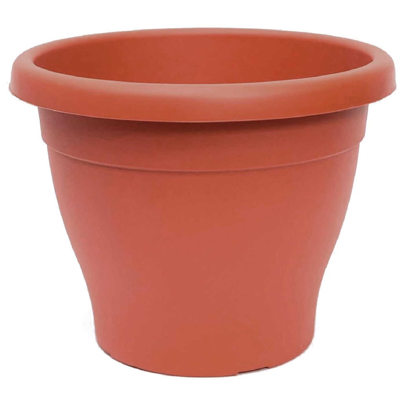 AC - Maceta Mediterránea - Plástico Resistente - Ideal para el Hogar, Plantas, Jardín, Decoración. - Cuidado de Plantas - Forma Redonda - Ø 60 cm - Color Marrón
