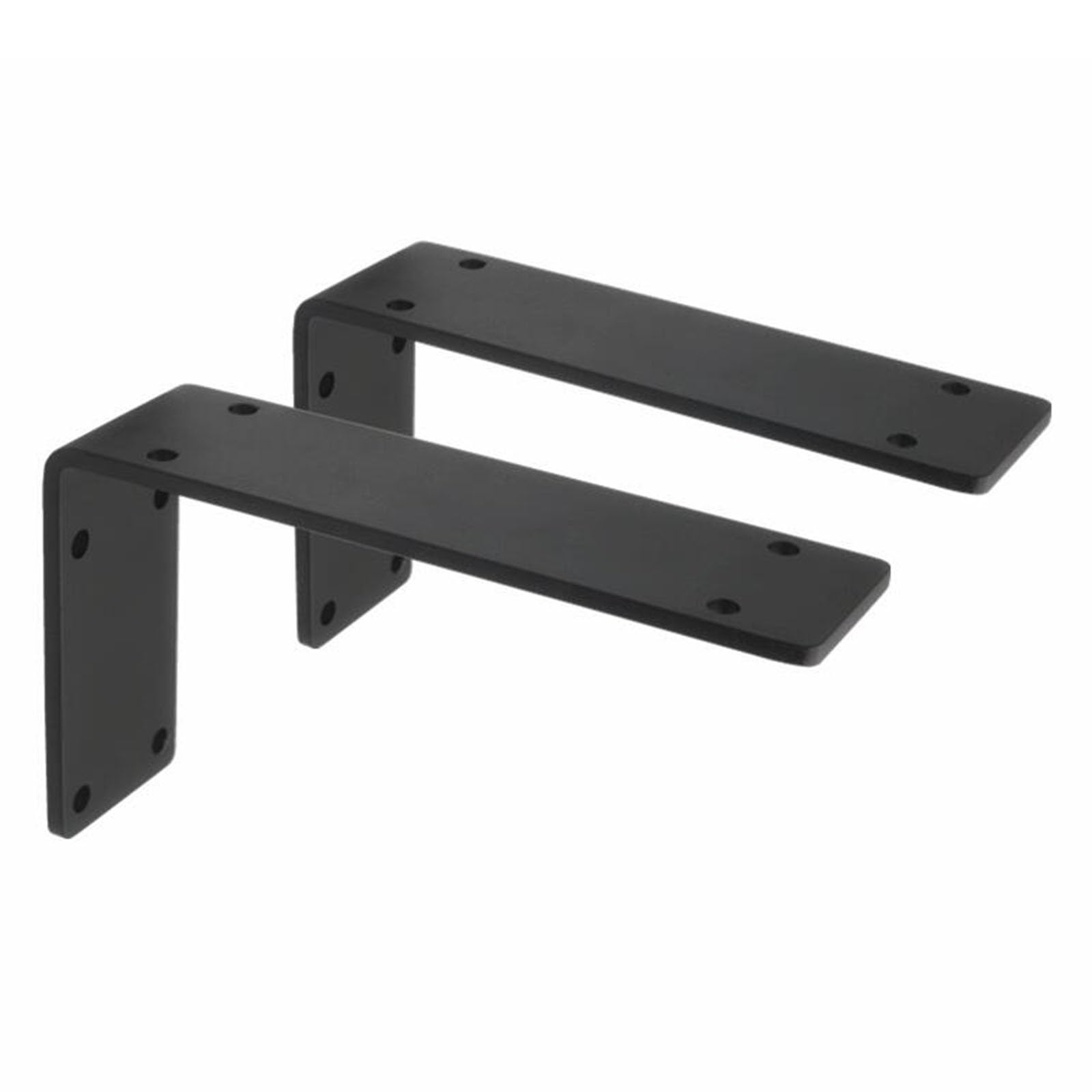 IDRRSPCP Folding Shelf Brackets,Fold Down Wall Mounted,Right Angle Support Rack,Triangle Fixed Partition Tray,Load-Bearing Laminate(8.5CM)