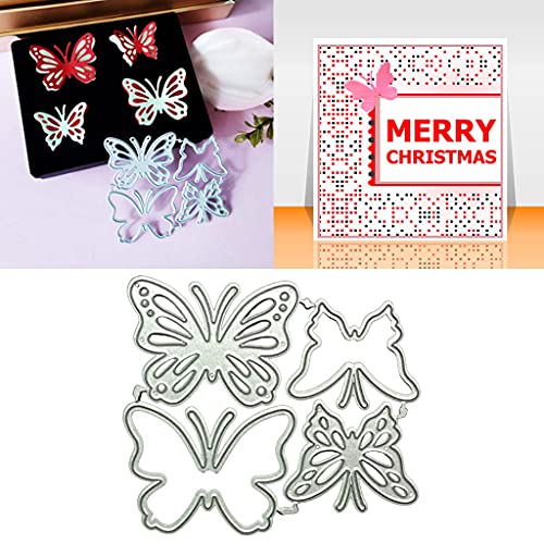 Borboletas de corte de metal estêncil faça você mesmo álbum de recortes modelo de cartão de papel mo