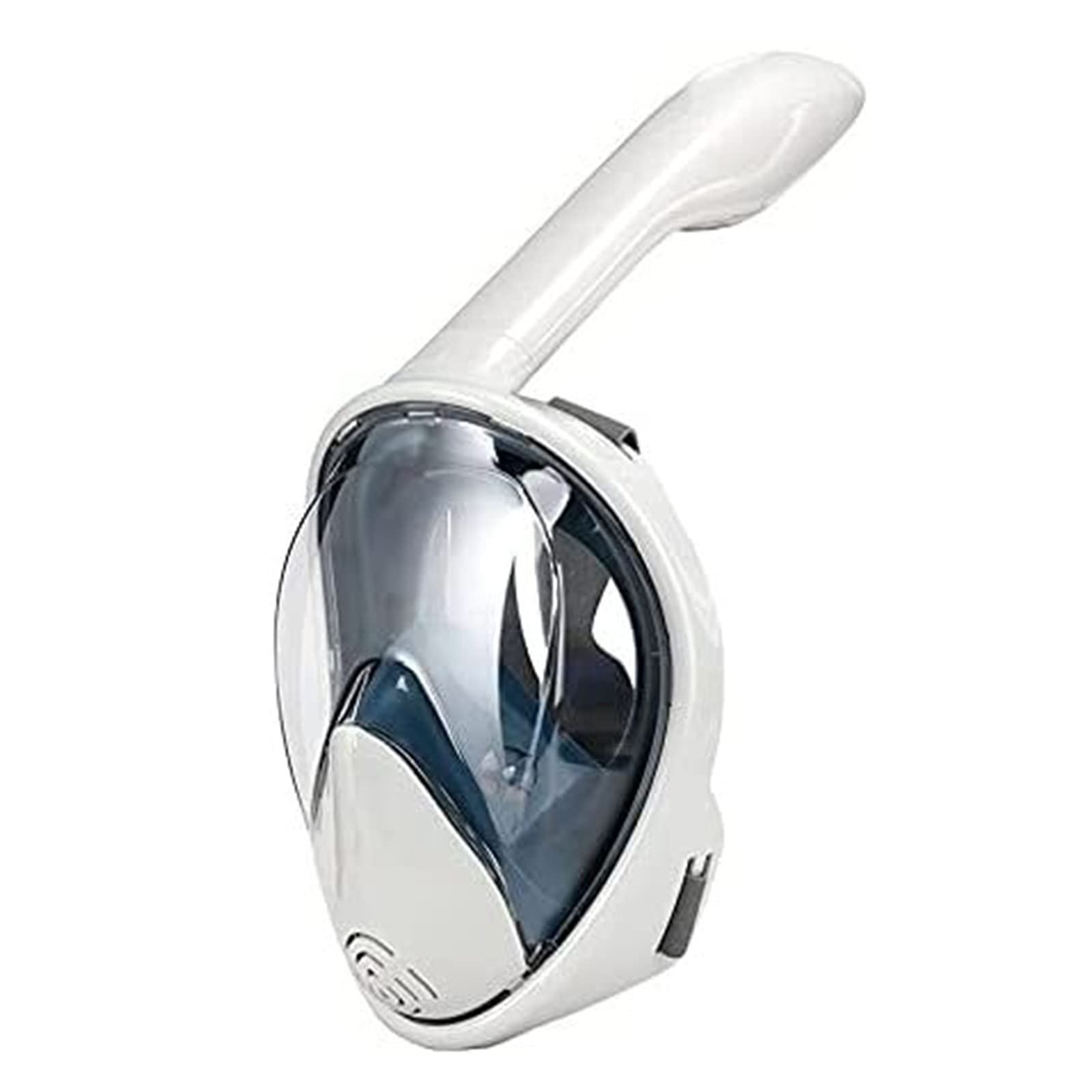 Maschera da Snorkeling in Silicone Integrale, boccaglio subacqueo a 180 ° Maschera da Immersione a Bocca Piatta a Bocca Piatta a Secco Adatta per Adulti e Bambini (al)