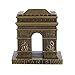 PROW® Vintage Bronze Paris Arc de Triomphe Statue, Figurine Home Desktop Décor Souvenir Metal Artificial World Famous Buildings Sculpture (3 Inches)