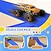 Flex Race Tracks for Kids, 16Ft Flexible Race Car Ramp Track Set for Hot Wheel Race Tracks Cars Portable DIY Race Track Toy for Boys Age 3 4 5 6 7 Years Old Boys Girls Kids Birthday Gifts - Blue
