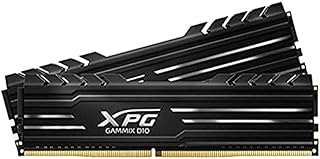 ADATA XPG GAMMIX D10, 16GB (2 x 8GB), DDR4, 3200MHz (PC4-25600), CL16, XMP 2.0, DIMM Memory, Low Profile