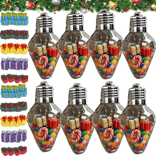 10" DIY Plastic Bulb Ornament, DIY Jumbo Hanging Bulb Gift
