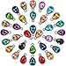 52 Pieces Water Drop Pendants Crystal Beads Pendants Charms Rhinestone Teardrop Pendants Jewelry Findings for Girls Women DIY Necklace Jewelry Making, 7 x 10 mm, 13 Colors
