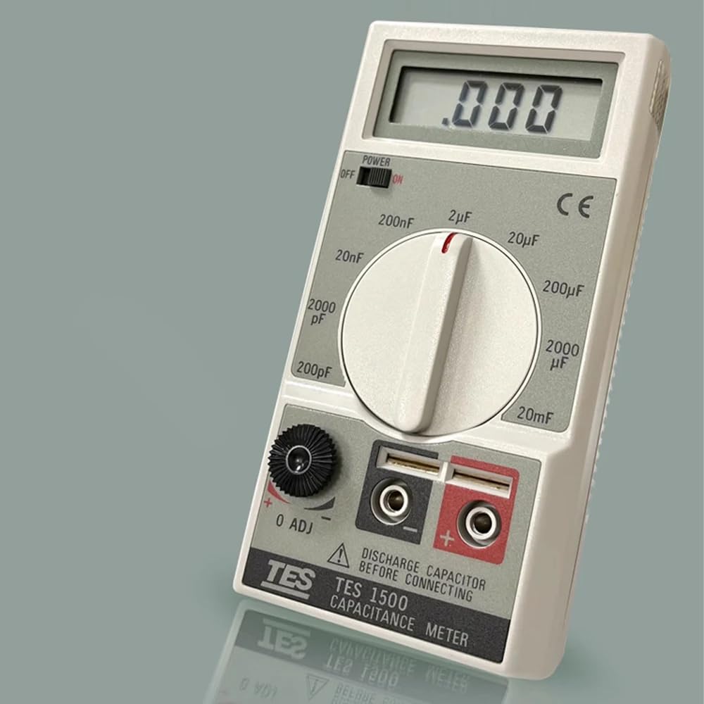 Medidor de Capacitancia Digital, Medidor de Capacitancia Integral de Doble Armónico de Alta Precisión, Medidor de Capacitancia Digital para Mantenimiento de Electricistas