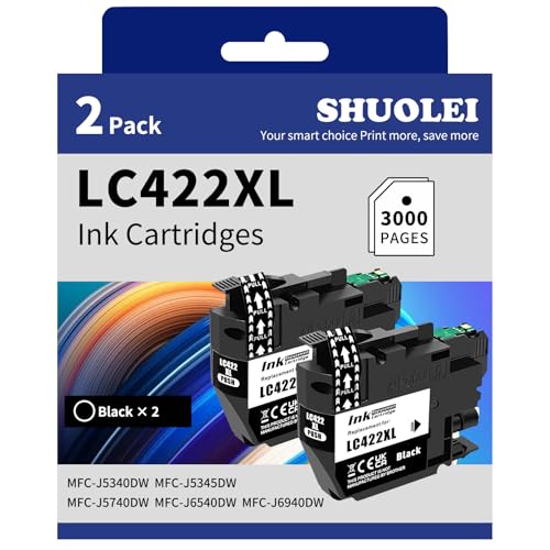 LC422XL LC422 Lot De 4 Cartouches D'encre à Pigment Compatibles Avec Brother LC-422 LC422 422XL - Foto 3