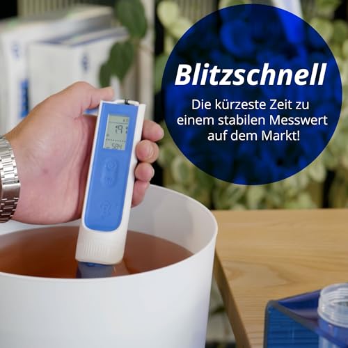 Bluelab OnePen - ein 3-in-1 Temperatur-, EC/PPM- und pH-Messgerät, blitzschnelle Messwerte - Bluetooth-Datenaustausch & In-App-Tracking - austauschbare Sonde