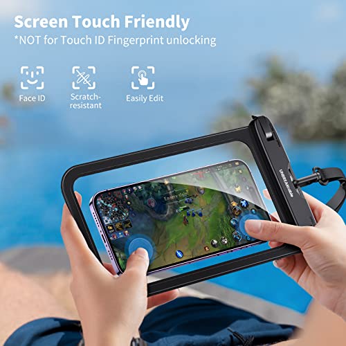 Unbreakcable UBZT484 Large Waterproof Phone Pouch,[Ipx8][Emergency Whistles][Oversized] Waterproof Phone Case Cellphone Dry Bag For Iphone 15 14 13 12 11 Pro Max Xs Plus Samsung Galaxy And More Up To 9 Inch thumb #5