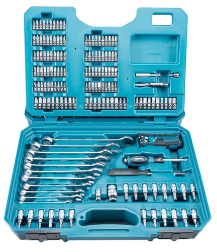 Makita E-10883 Mechanische gereedschapsset 221 stuks gereedschap - Afbeelding 4