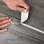 Art3d Self Adhesive Vinyl Strip for Joining Floor Gaps, Carpet Thresholds - 10 FT, 1.57in, Gray
