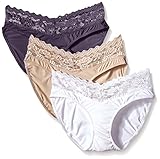 Ahh By Rhonda Shear Women's Sweet Cupcake Butterknit Lace Trim Panty (Pack of 3)