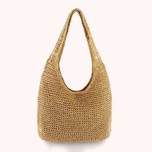 Borsa a Tracolla in Paglia Intrecciata Borsa a