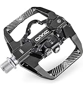 Mountain Bike Pedals Dual Function - Dual Sided Pedals Plat &amp; Clipless Pedal - 3 Sealed Bearings,...