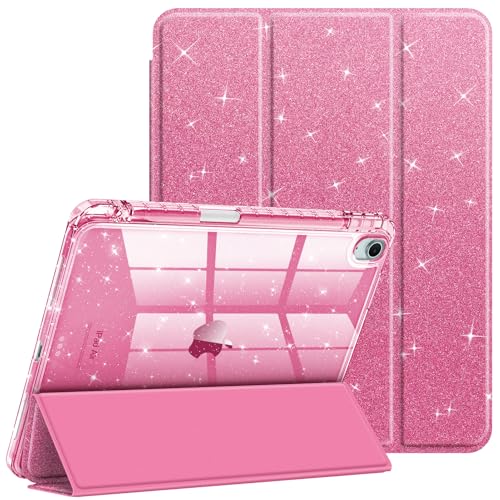 Funda iPad Air 11 M4 M2 de silicona delgada con soporte para lápiz Fintie carcasa brillante