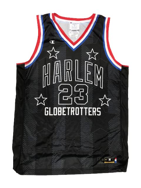 Harlem Globetrotters Thunder #23 Black Replica Jersey by Champion Large