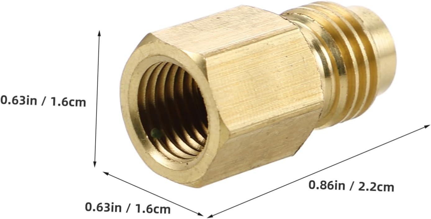 Refrigeration Adapter Tank Fitting for Systems Copper Construction Easy Installation and Secure for Safe Access