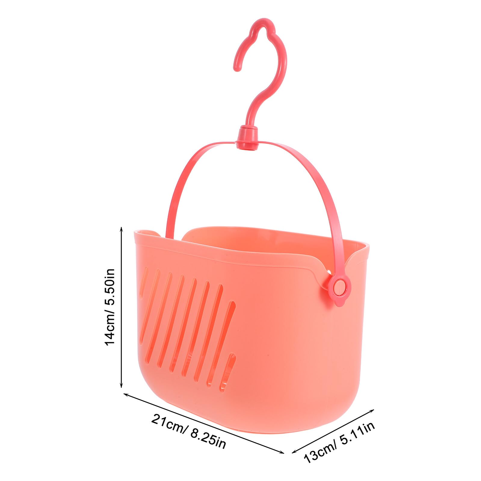 Zerodeko Cesta de Ducha Colgante con Ganchos, 2 Piezas de Plástico | Carga Robusta, Uso Versátil, para Cocina y Dormitorio, Materiales Resistentes, Diseño con Gancho